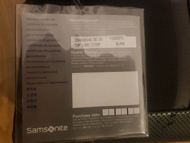 Maleta de portátil Nueva SAMSONITE + Regalo