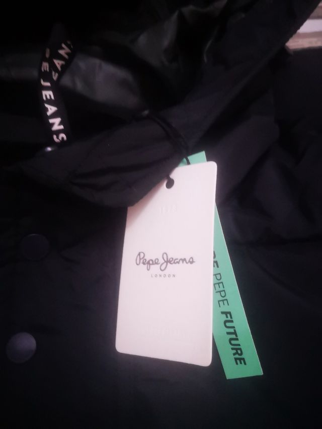 abrigo de hombre acolchado  negro pepe Jeans