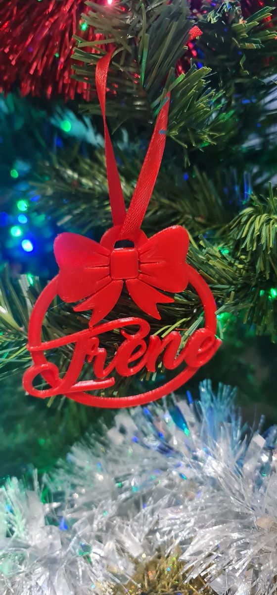 Adorno impreso en 3D personalizado