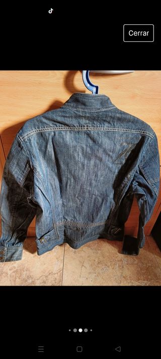 Cazadora vaquera Bershka chico talla M 38