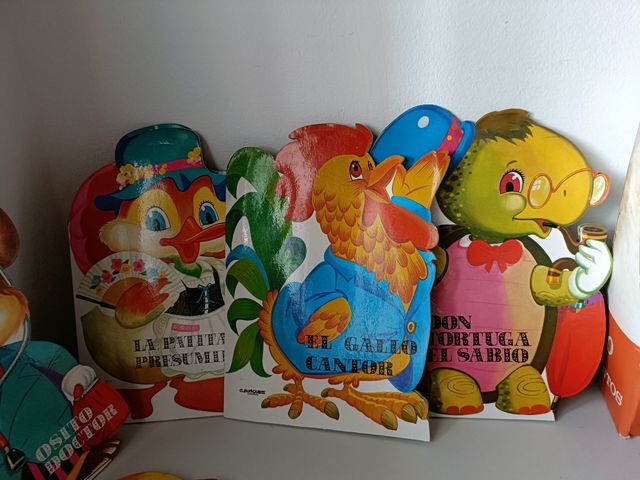 Cuentos Troquelados animales años 80