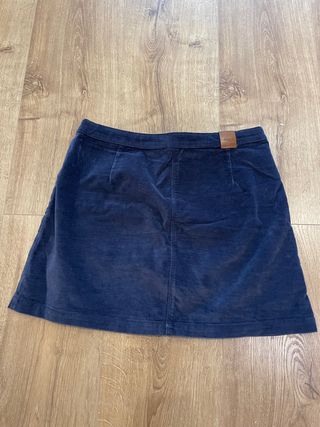 Falda azul marino Zara T.13 nueva