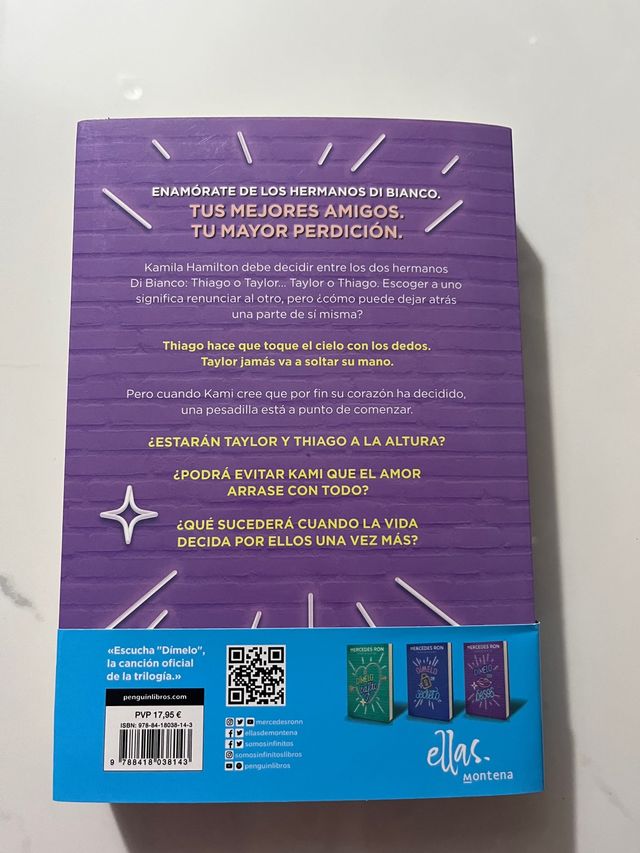 Linro "Dímelo con besos" de Mercedes Ron