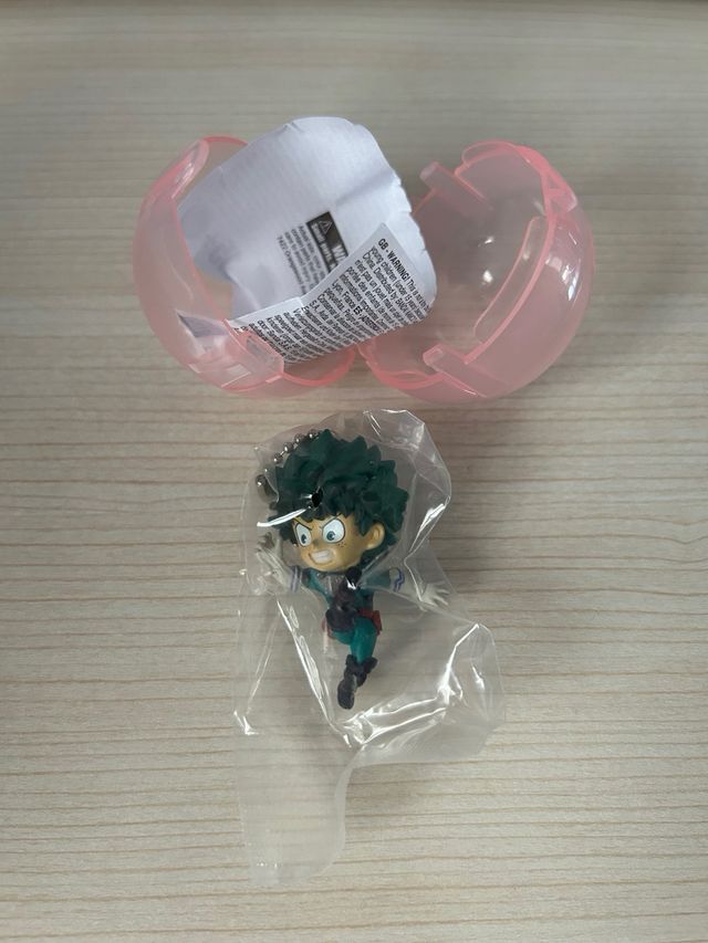 Gashapon My Hero Academia llavero BANDAI Deku