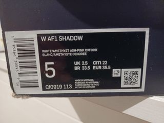 Nike W AF1 SHADOW color white/pink