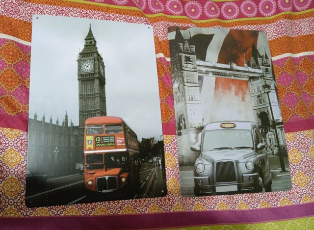 2 chapas decorativas