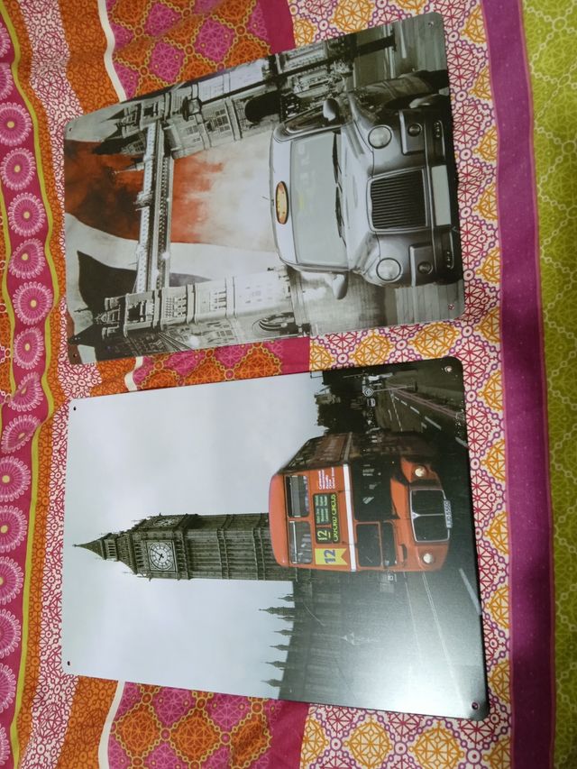 2 chapas decorativas