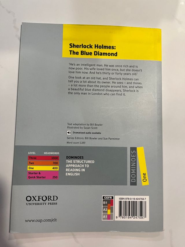 Sherlock Holmes: the blue diamond de Oxford