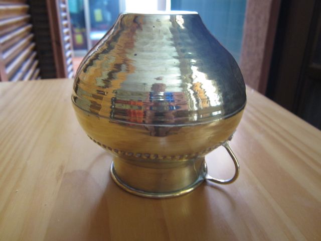 ANFORA COBRE DORADO AÑOS 50