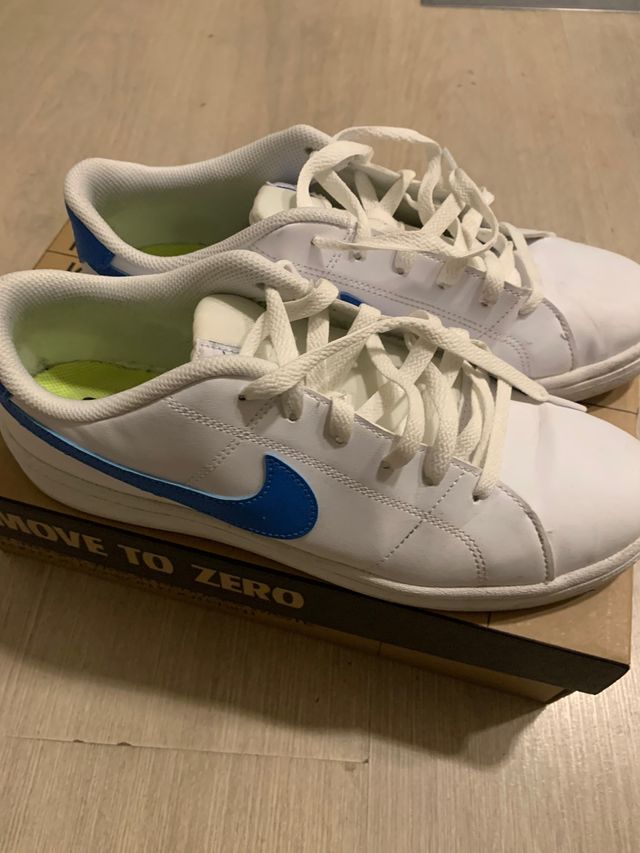 Nike Court Royale 2 Uomo - Scarpe da ginnastica bianche e blu