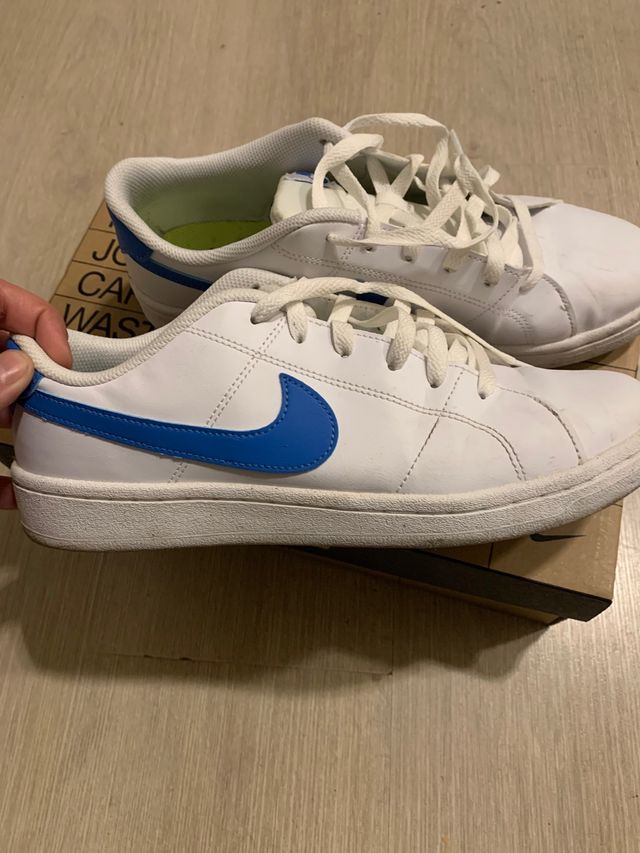 Nike Court Royale 2 Uomo - Scarpe da ginnastica bianche e blu