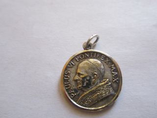 MEDALLA PAPA PABLO VI PLATA 