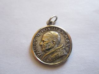 MEDALLA PAPA PABLO VI PLATA 