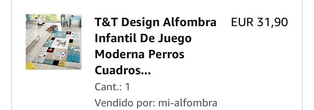 Alfombra infantil sin estrenar