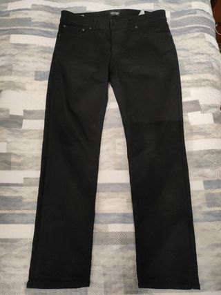Vaqueros negros Jack & Jones w36/l32 slim straight