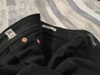 Vaqueros negros Jack & Jones w36/l32 slim straight
