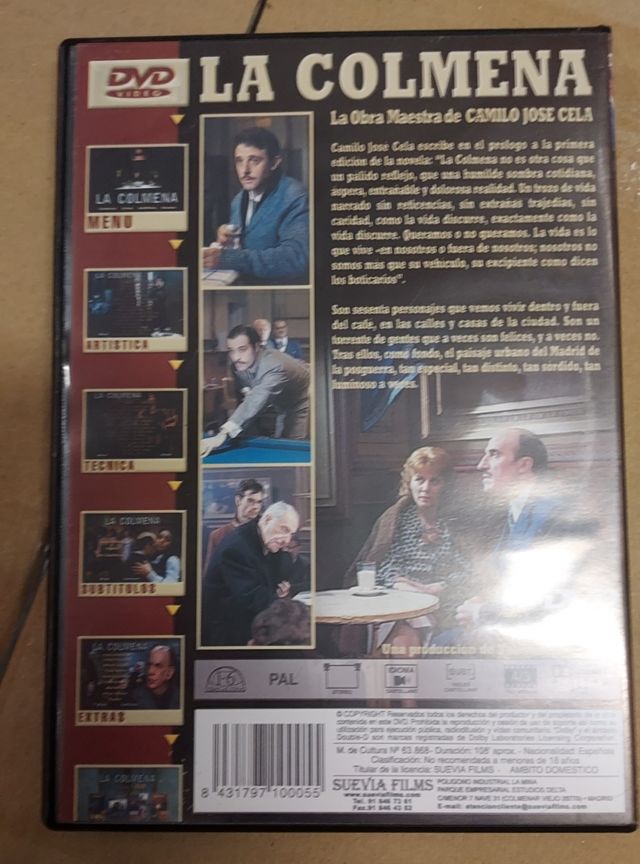 La colmena en DVD