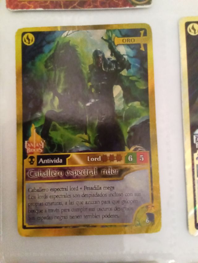 7 cartas de fantasía Riders
