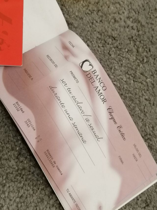 cheques eroticos