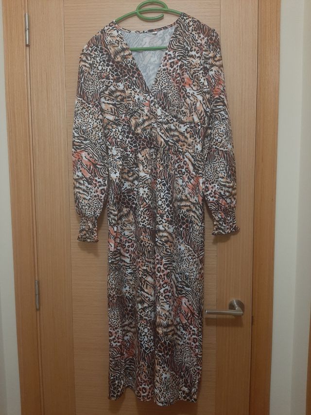 Vestido estampado leopardo