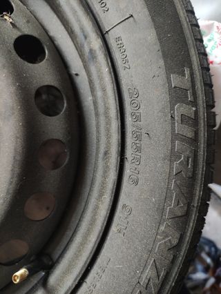 Neumático y llanta de acero Ford