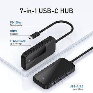 USB C HUB 7 en 1 SIN ESTRENAR 