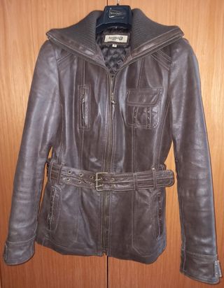 Chaqueta cuero talla S Fórmula Joven Corte Inglés