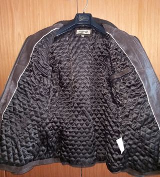 Chaqueta cuero talla S Fórmula Joven Corte Inglés