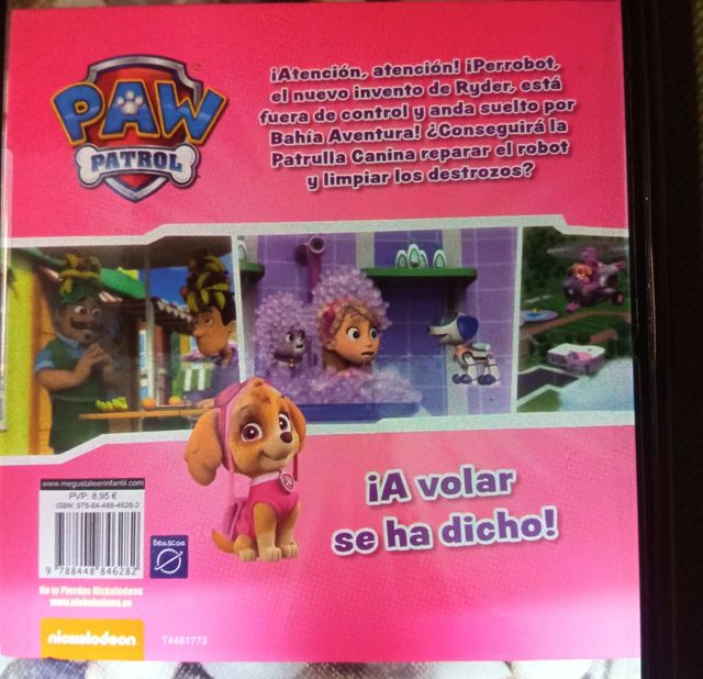 precioso cuento Patrulla Canina