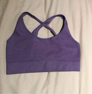 Top deportivo morado 