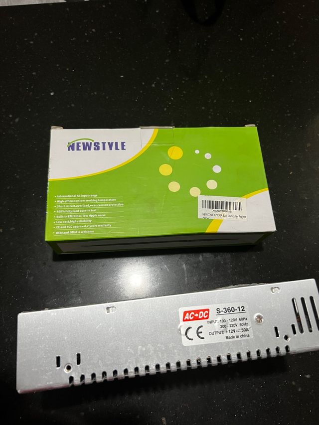 Fuente 12v 30 amperios