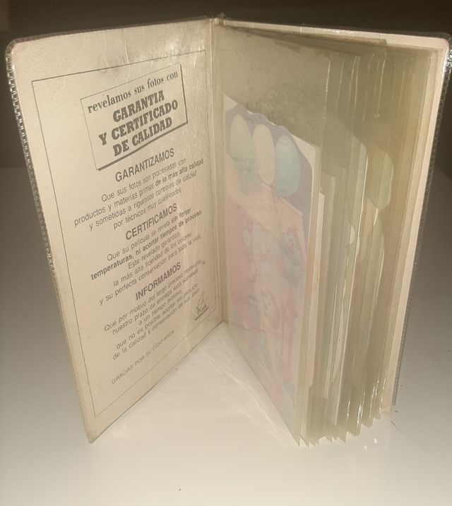 Hojitas perfumadas en su álbum. Año 1988