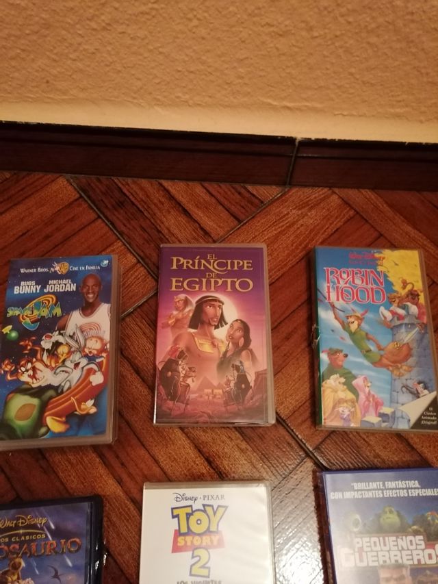 peliculas vhs de Disney, son 9 originales