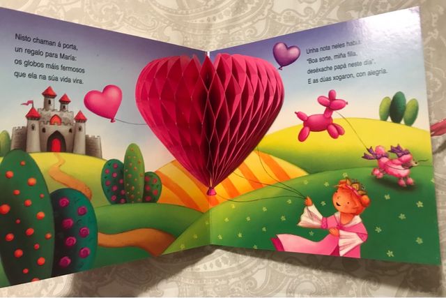 Libro pop up "A Princesa perfecta"