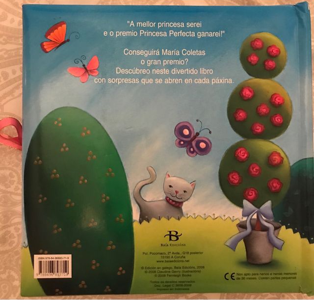 Libro pop up "A Princesa perfecta"