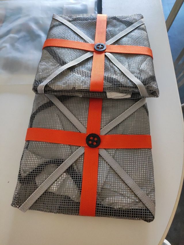 Cadenas Nieve de tela