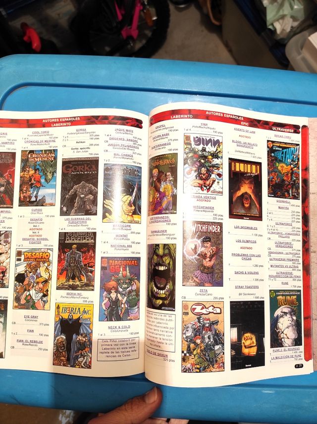 Catálogos publicaciones cómic/manga ed Planeta 