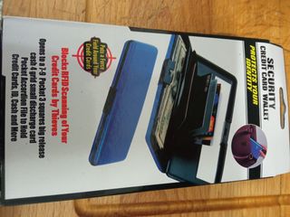 Security credit card wallet 