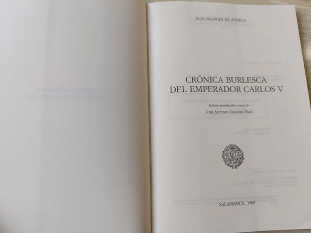 CRONICA BURLESCA DEL EMPERADOR CARLOS V