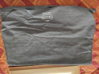 Quadro  in argento e cornice in legno.