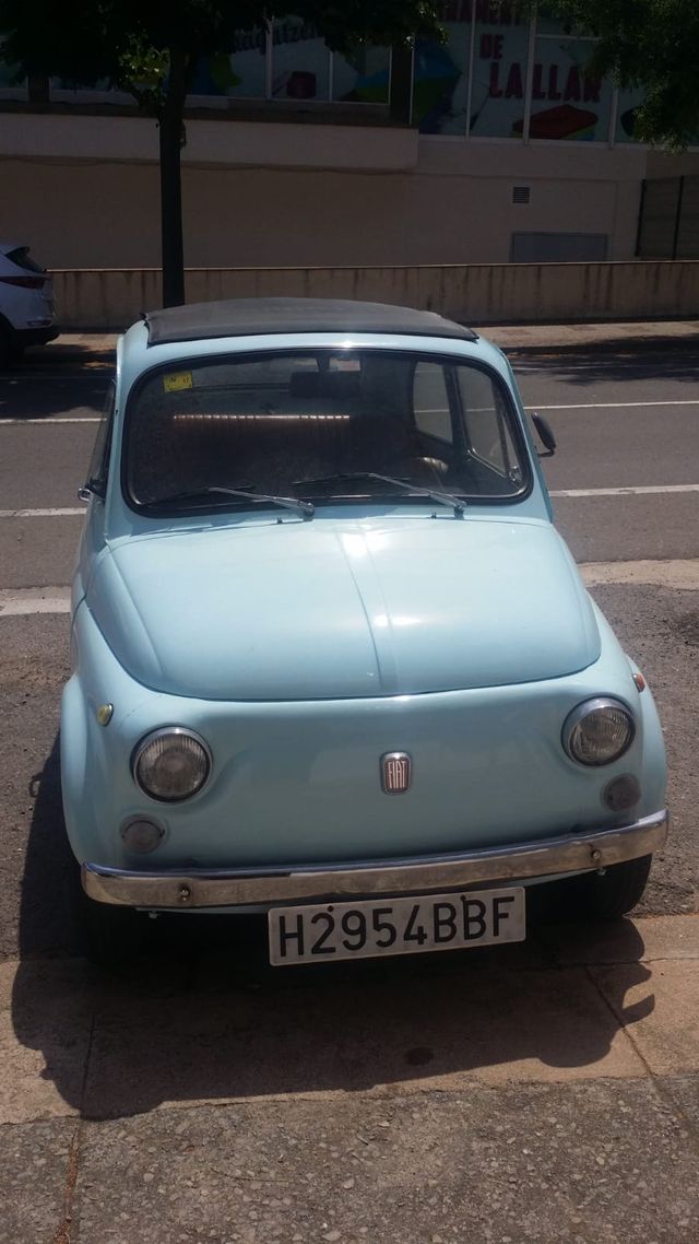 Fiat 500 1970 matricula historica