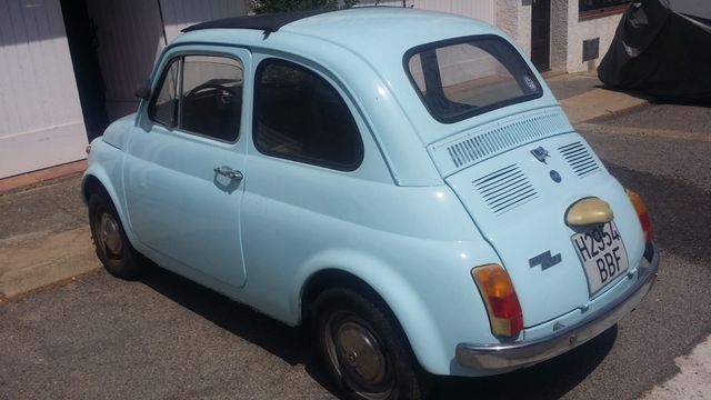 Fiat 500 1970 matricula historica