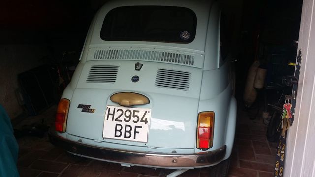 Fiat 500 1970 matricula historica