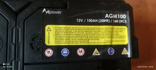 BATERIA AGM 100 AH