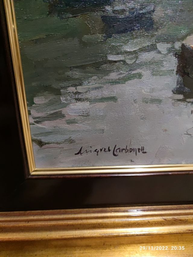 Marina pintada por Miguel Carbonell Martorell