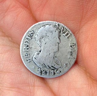 RARO 1 REAL FERNANDO VII 1811 CATALUÑA