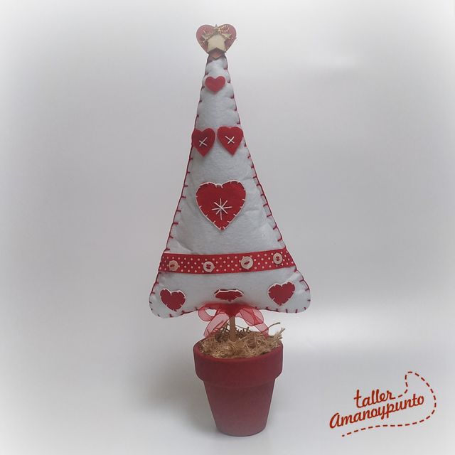 (Disponible) Árbol de Navidad en fieltro