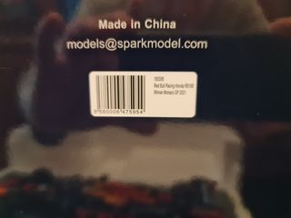 Red Bull RB16 B 1/18 Verstapen WC 2021 GP Mónaco