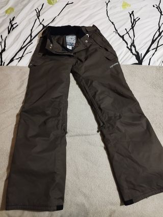Pantalones de esquí mujer marrones