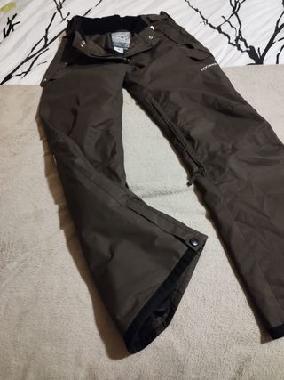 Pantalones de esquí mujer marrones